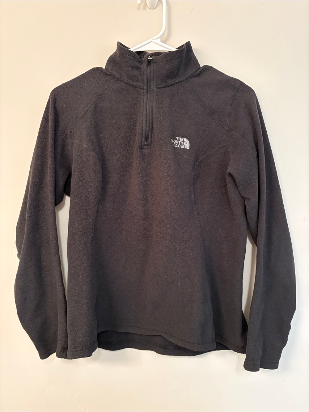 The North Face Black Quarter-Zip Fleece Top